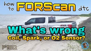 Forscan DTC check engine bad O2 sensor or coil or spark plug [upl. by Ahsaetan]