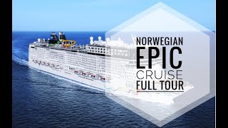 Norwegian Epic NCL Cruise Ship Full Tour Mediterranean Itinerary  4K [upl. by Collete177]