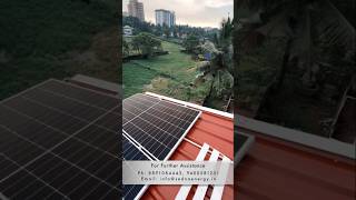 Completed Solar Installation in Kochi  ALUVA  Solar Review Kerala [upl. by Rimaa170]