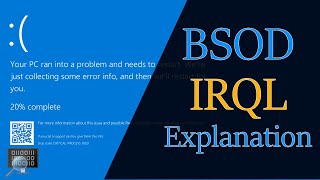 BSOD Explanation about IRQLNOTLESSOREQUAL General explanation on what this BSOD is about [upl. by Aivatnwahs]