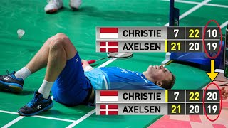 Jonatan Christies INSANE COMEBACK against Viktor Axelsen [upl. by Clemente]