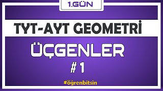 Üçgenler 1  TYT AYT GEOMETRİ KAMPI 1Gün  Rehber Matematik [upl. by Parcel]