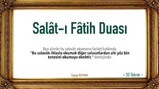 Salatı Fatih Duası Nasıl Okunur  Eyyüp Beyhan [upl. by Yralih]