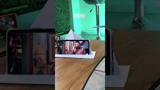 DIY paper phone stand gadget for your mobile🤑 ytshortsindia diycrafts maahitalkbox viralshorts [upl. by Meingoldas353]