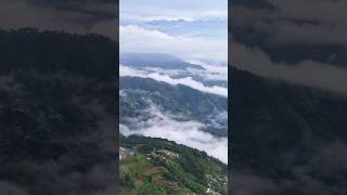 Mountains seen on a rainy day in Nepal Shot on DJI Air 3 [upl. by Carhart]