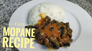 HOW TO COOK MOPANE WORMSMASONJAAMACIMBIMADORA [upl. by Ynad487]