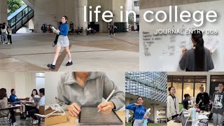 LIFE IN COLLEGE  006 – uni vlog day in my life dlsu campus all nighter finals week study grind [upl. by Naejeillib]