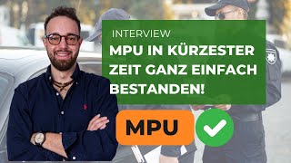 MPU in kürzester Zeit bestanden  MPU Jung Erfahrungsbericht [upl. by Virginia]