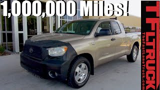 Meet the One Million Mile Toyota Tundra Still with Its Original V8 [upl. by Ybbed]