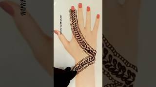 MEHNDI ART  HENNA DESIGN  EASY MEHNDI  SIMPLE MEHNDI [upl. by Arnon]