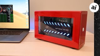 Review Thunderbolt 3 Akitio Node Lite w Blazing Fast Intel Optane SSD [upl. by Nerra]