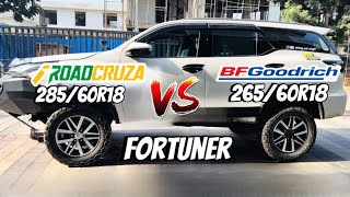 BF Goodrich 26560 R18 Vs Roadcruza 28560 R18 Shocking Difference  Must Watch [upl. by Ivz]