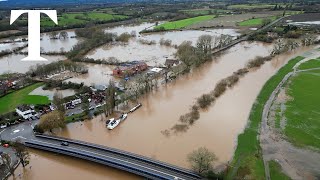 Storm Henk strikes Britain with 80mph winds [upl. by Stew]