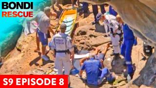 Paramedics Rush to Rope Climbing Disaster  Bondi Rescue Season 9 Episode 8 OFFICIAL UPLOAD [upl. by Ul]