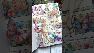 Washi Tape Art with IeebeeOffice asmrjournal washitape [upl. by Henley]