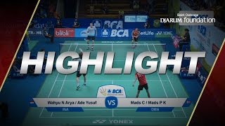 Wahyu NayakaAde Yusuf INA VS Mads Conrad PetersenMads Pieler Kolding DEN  BIOSSP2015 [upl. by Ecnarolf230]