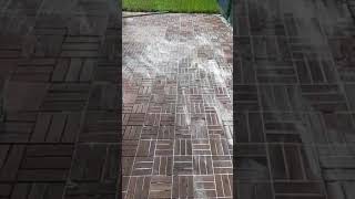 Easy DIY Finished Interlocking Patio Deck Tiles [upl. by Laws78]