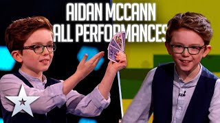 Step into the MAGICAL world of Aidan McCann  All Performances  Britains Got Talent [upl. by Kcirdec696]