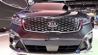 2019 KIA Sorento SXL V6  Exterior and Interior Walkaround  Debut at 2017 LA Auto Show [upl. by Enomad]