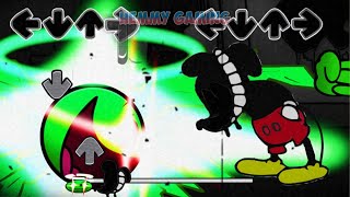 FNF NEW Geometry Dash 22 vs Mickey Mouse Sings Unknown Suffering  Wednesdays Infidelity FNF Mods [upl. by Olds]