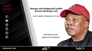 Malema and bodyguard’s public firearm discharge case [upl. by Rabassa]