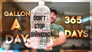 What Happened When I Drank A Gallon Of Water Every day For A Year Amazing Health Benefits [upl. by Muraida]