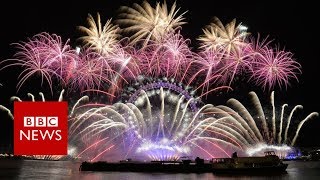 The explosive science behind fireworks  BBC News [upl. by Anaujal]