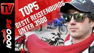 Top 5  Die besten Reiseenduros unter 3500 Euro [upl. by Desireah]