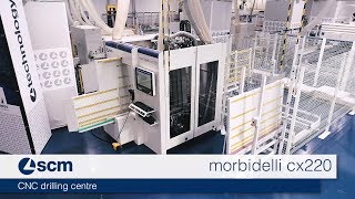 SCM morbidelli cx220  CNC drilling centre [upl. by Mahseh]