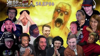 THE SQUAD IS HERE  ATTACK ON TITAN FINAL SEASON 4 EPISODE 06 BEST REACTION COMPILATION [upl. by Rebeka]