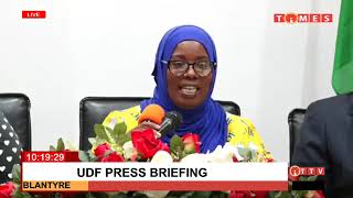 UDF PRESS BRIEFING 02092024 [upl. by Atinat]