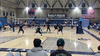 Long Beach VS Pepperdine Men’s Volleyball Exhibition Match [upl. by Alyss821]