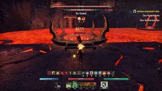 The Elder Scrolls Online Vet Vateshran Hollows  Pyrelord Boss stamDK no death run [upl. by Mulloy]