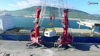 Shipment of wind turbines for San Román Wind Farm in Texas USA  ACCIONA [upl. by Grosvenor430]