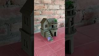 Beautiful mud house making with clay 🏠  clayhouse mudhouse [upl. by Cupo]