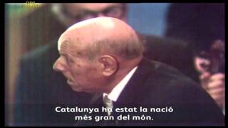 Discurs de Pau Casals davant lONU en recollir la Medalla de la Pau el 1971 [upl. by Suinotna]