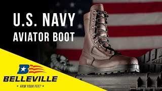 Belleville Boot 339ST US Navy Aviator Boot [upl. by Elades505]