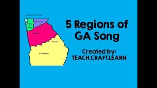 5 Regions of GA Song [upl. by Norre]