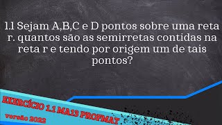 MA13 Cap1 exercício 11 versão 2022 mestrado profmat [upl. by Olim20]