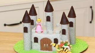 HOW TO MAKE A CASTLE CAKE  NERDY NUMMIES [upl. by Novert]