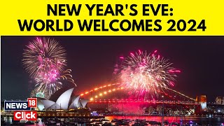 New Years Eve World Welcomes 2024  Happy New Year  New Year 2024  New Year 2024 Celebrations [upl. by Otipaga]