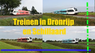 Treinen in Dronrijp en Schillaard [upl. by Kathryn421]