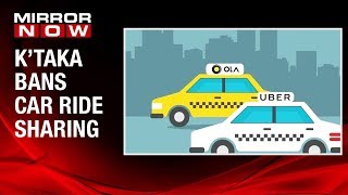 Karnataka bans commercial ride sharing or carpooling services [upl. by Anabal]