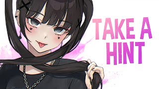 Nightcore  Take A Hint Lyrics [upl. by Agretha]