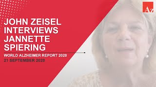 World Alzheimer Report 2020 John Zeisel interviews Jannette Spiering [upl. by Aanas622]