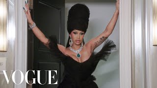 Cardi B Gets Ready for the 2024 Met Gala  Last Looks  Vogue [upl. by Atela96]