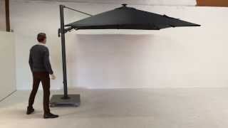 Palermo parasol with LED demo [upl. by Iroak]