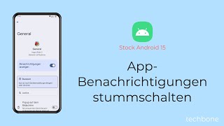 AppBenachrichtigungen stummschalten Android 15 [upl. by Dalia809]