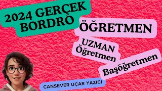 2024 OCAK Güncel Bordro İnceleme  Uzman Öğretmen  Başöğretmen  Öğretmen  Alan Öğretmeni [upl. by Kaia546]