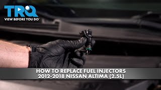 How to Replace Fuel Injectors 20122018 Nissan Altima 25L [upl. by Connie]